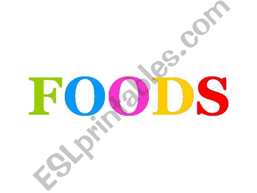 Foods powerpoint