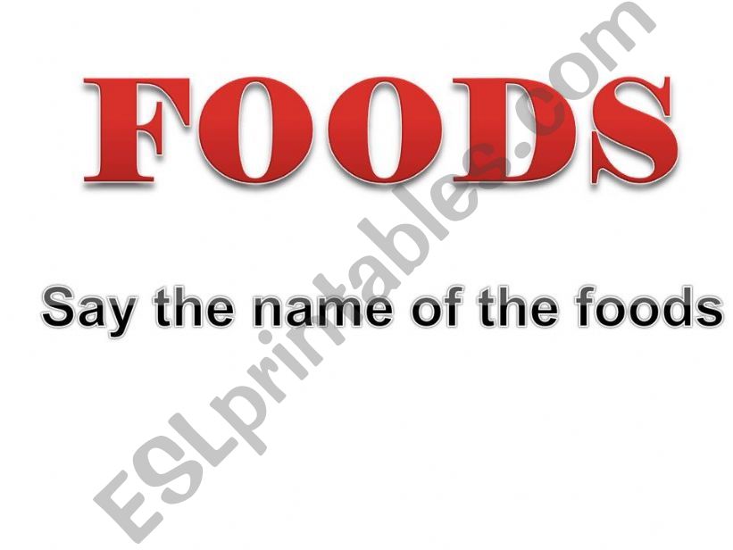 Foods III powerpoint