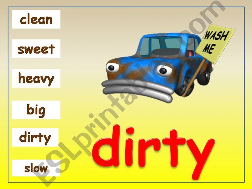 ANIMATED ADJECTIVES 2/4 powerpoint