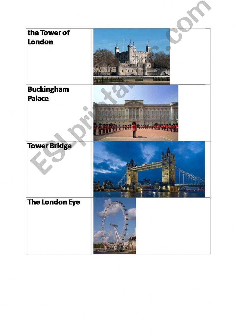 cards-sights of London, New York, Prague