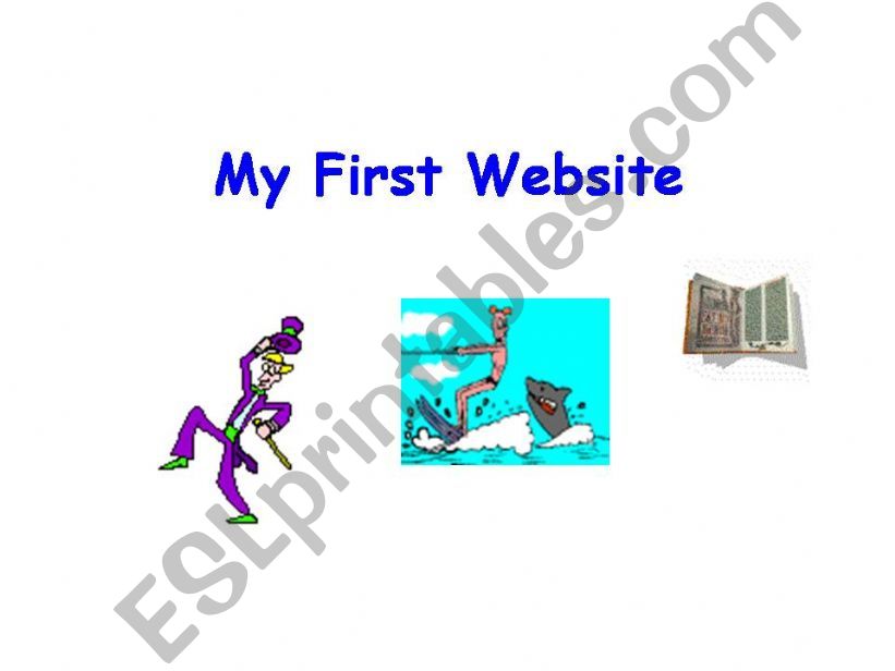 My first website planning powerpoint