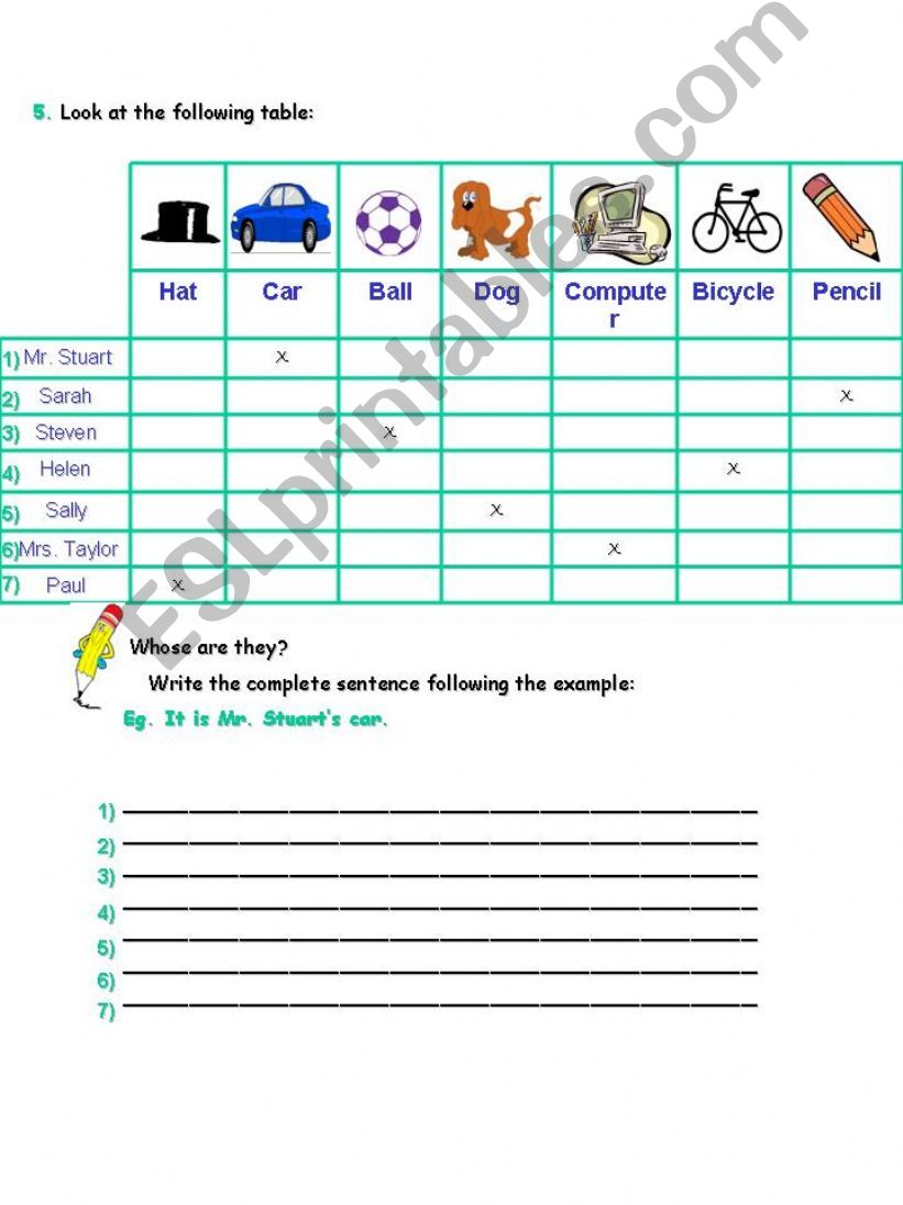 possessive case powerpoint