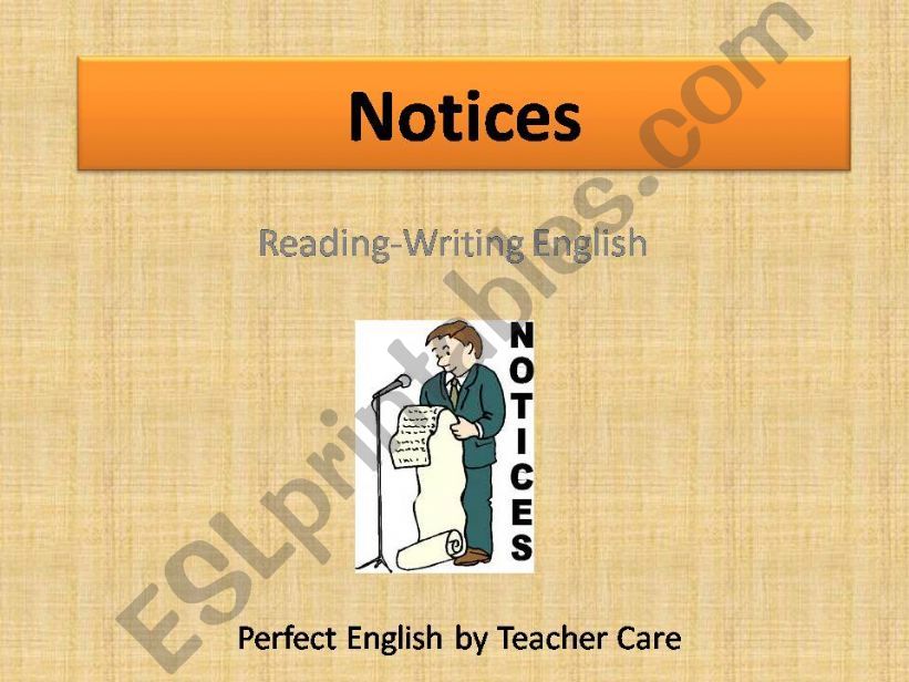 Notices powerpoint