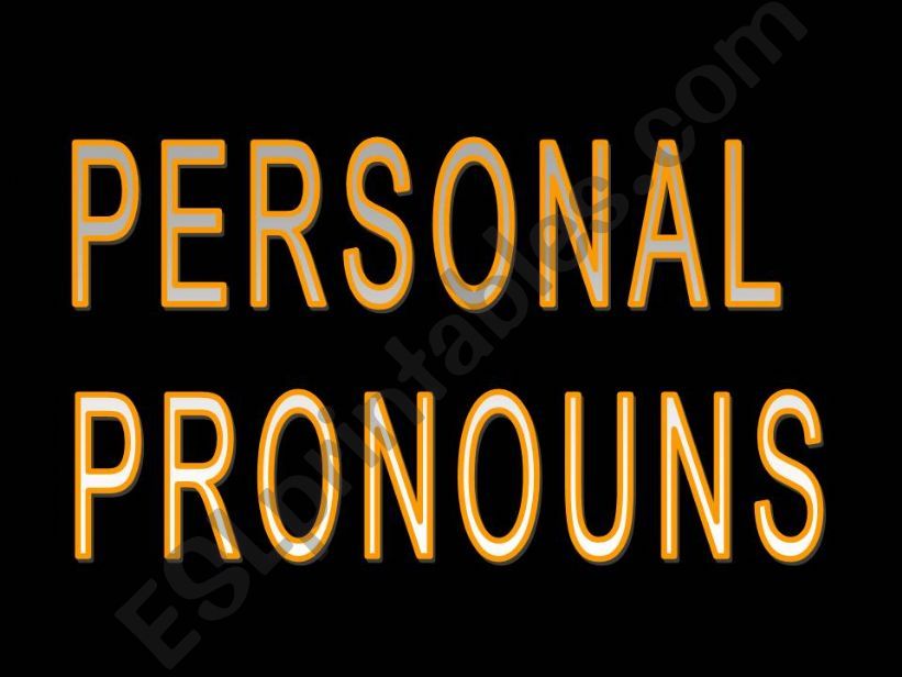 pronouns powerpoint