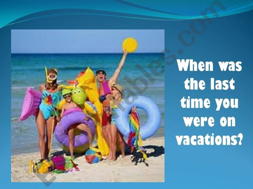 vacations powerpoint