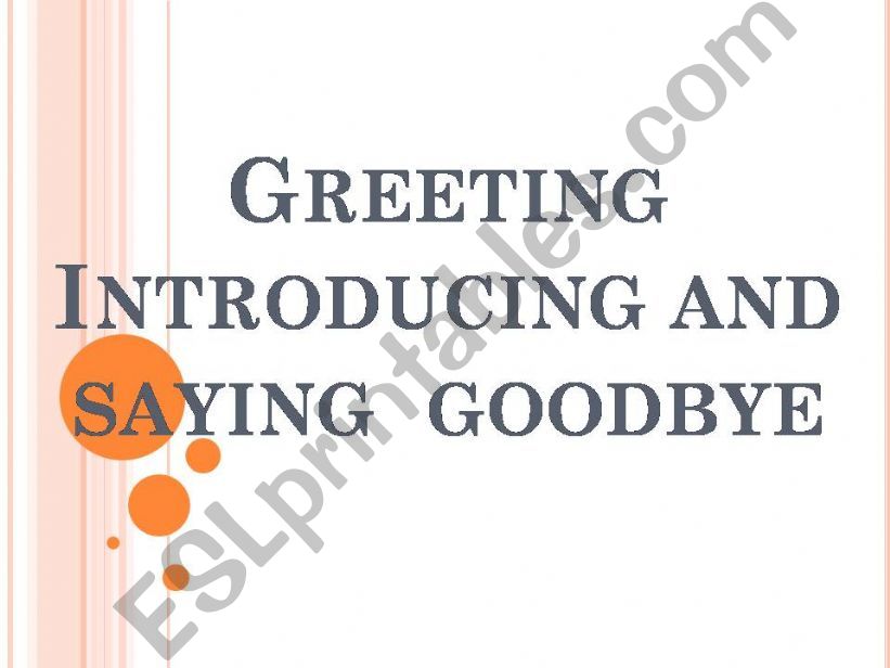 greeting powerpoint