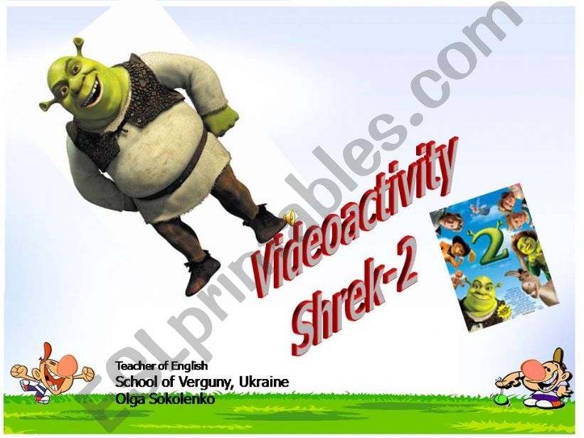 SHREK-2. Videoactivity powerpoint