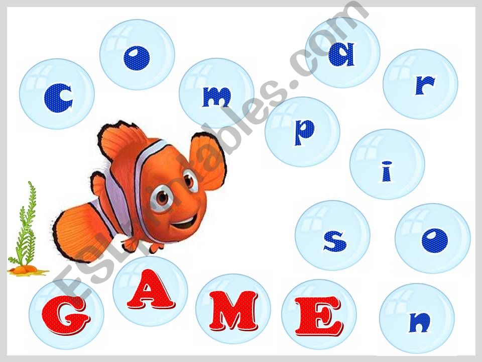 COMPARISON GAME - PART 1 powerpoint
