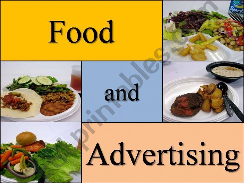 Food and advertising powerpoint