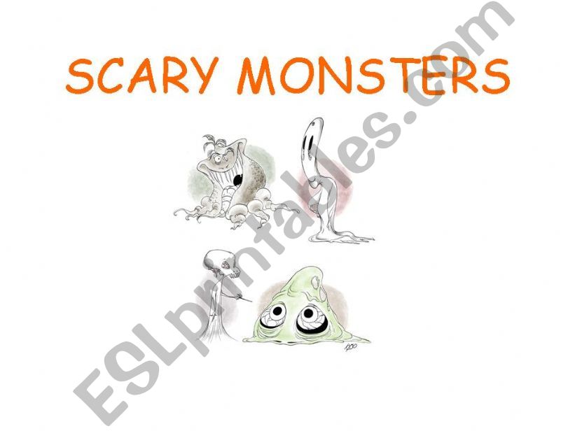 Halloween monsters powerpoint powerpoint