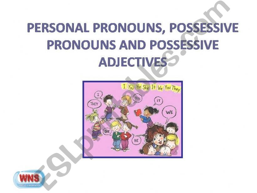 personal pronous powerpoint