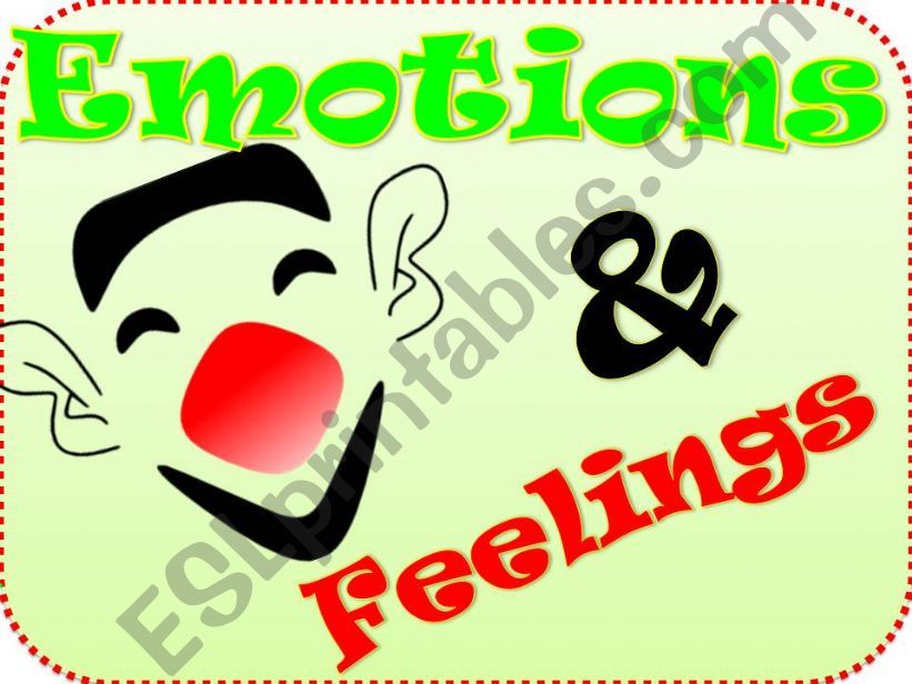 EMOTIONS & FEELINGS powerpoint