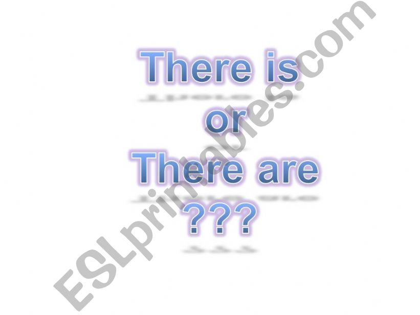 there is or there are? powerpoint