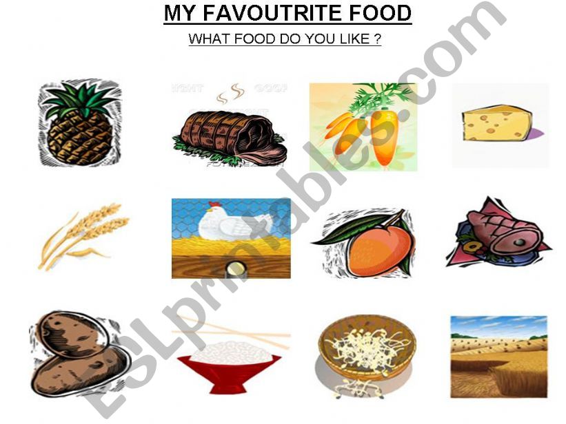 Food Types powerpoint