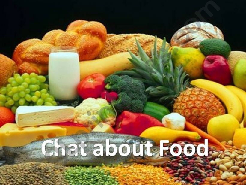 Chat about Food powerpoint
