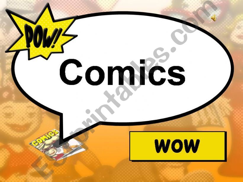 Comics powerpoint