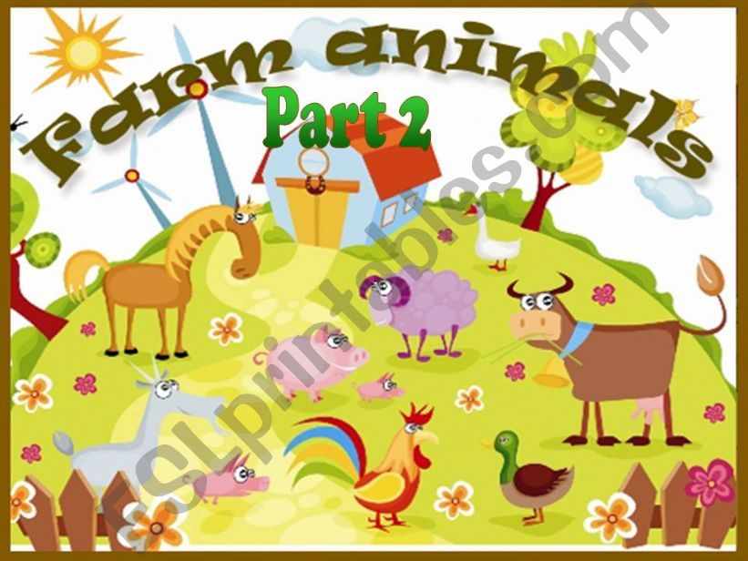 Farm animals PART 2 (2) powerpoint