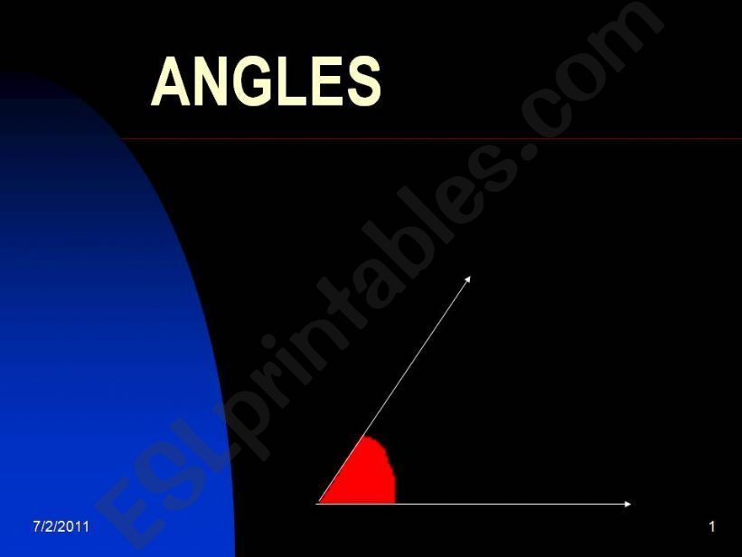 ANGLES powerpoint