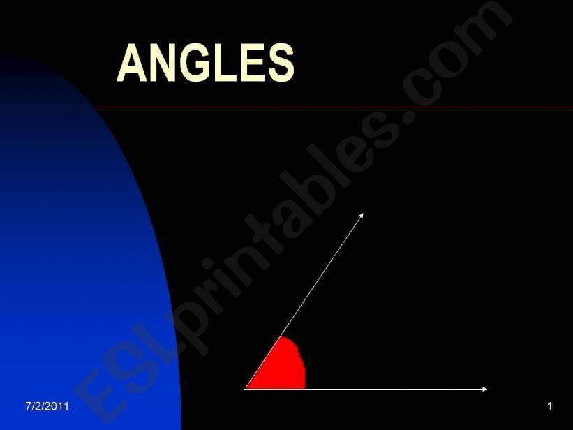 esl english powerpoints angles angle powerpoints