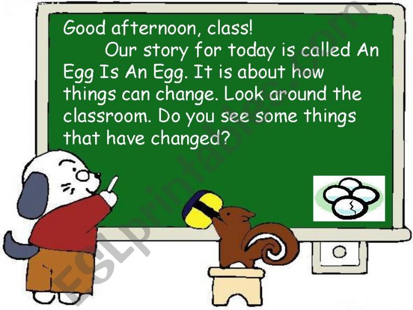 Story-An Egg is an Egg powerpoint