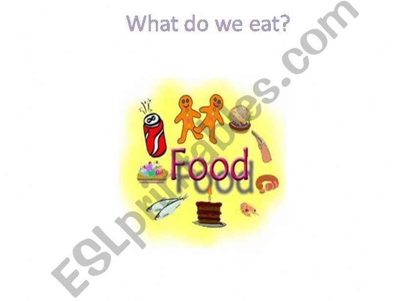 What we eat powerpoint