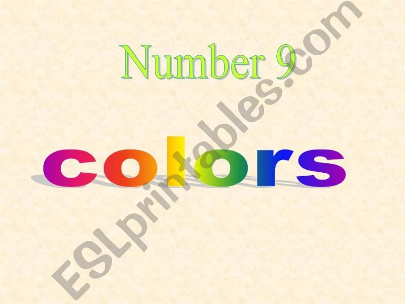 colors powerpoint