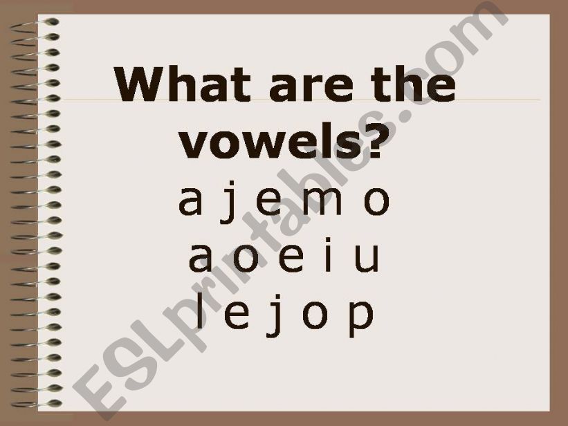 The Alphabet powerpoint