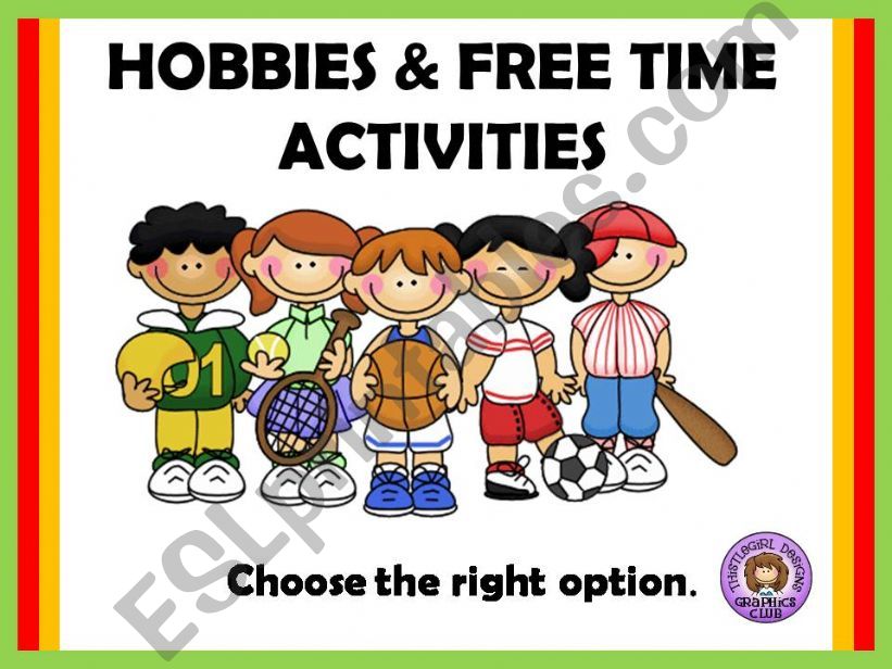 HOBBIES & FREE TIME ACTIVITIES - GAME