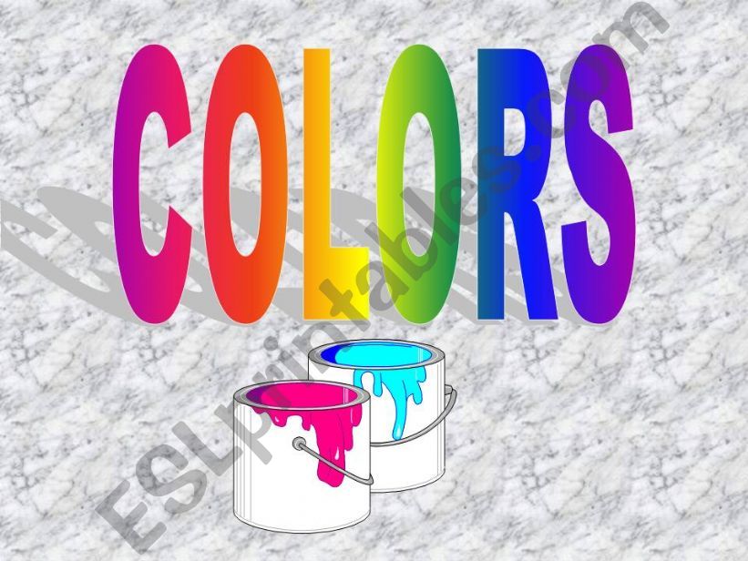 COLORS powerpoint