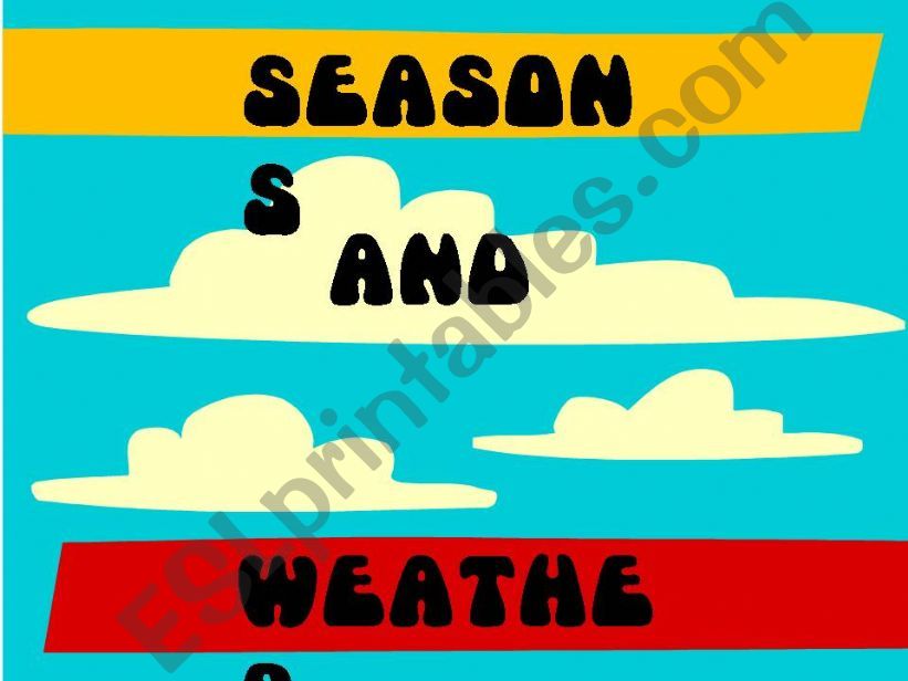 seasons and weather powerpoint