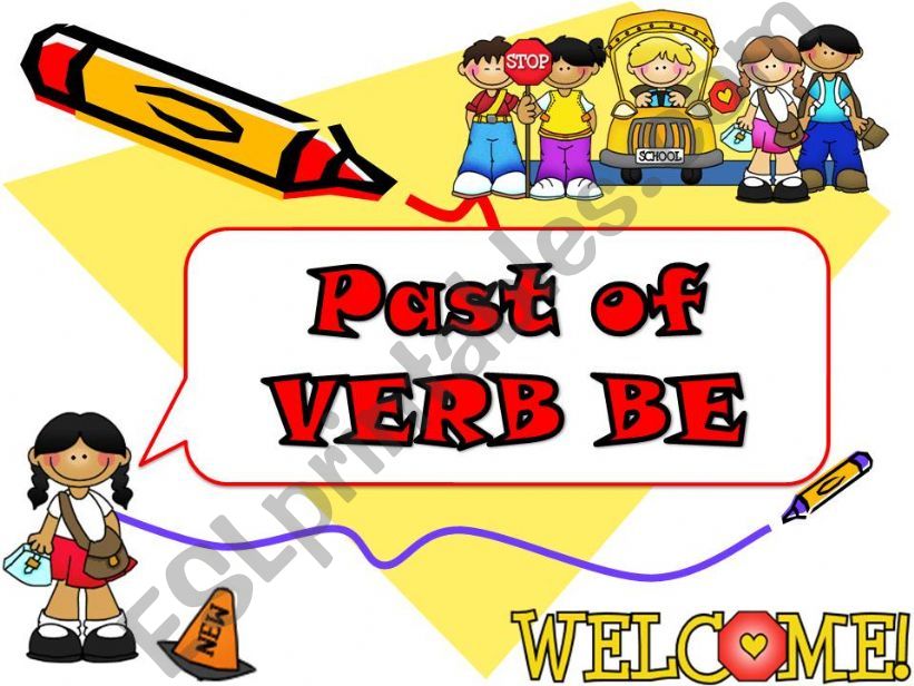 Past Of verb Be powerpoint