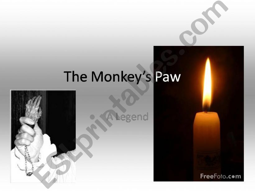 The monkey´s paw in story form