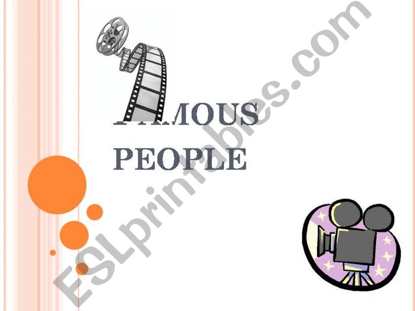 Famous people - Physical description using have got