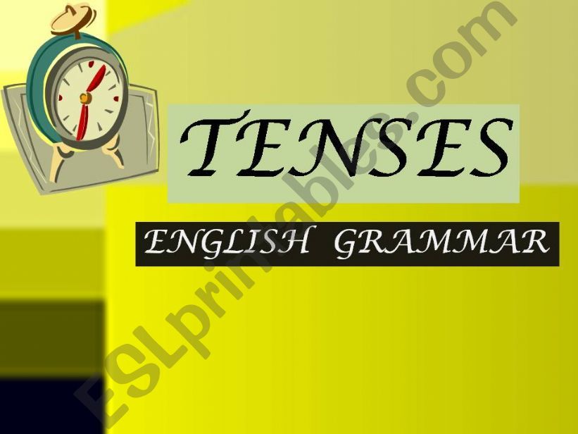 Tenses powerpoint