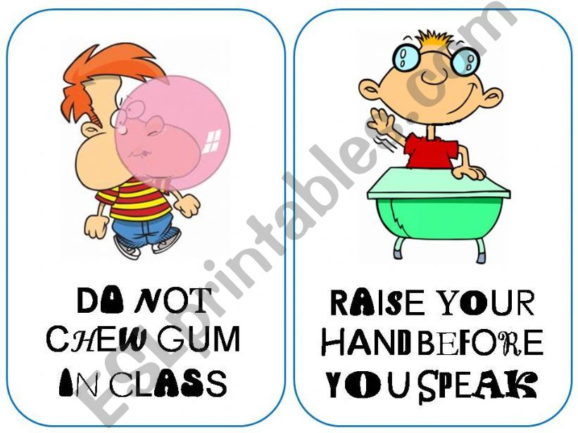 Classroom Rules powerpoint