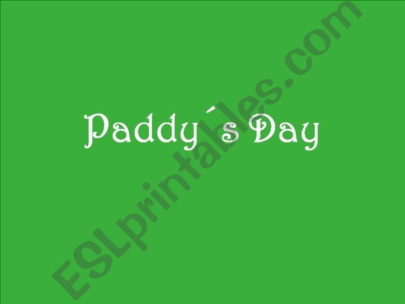 St Patrick powerpoint