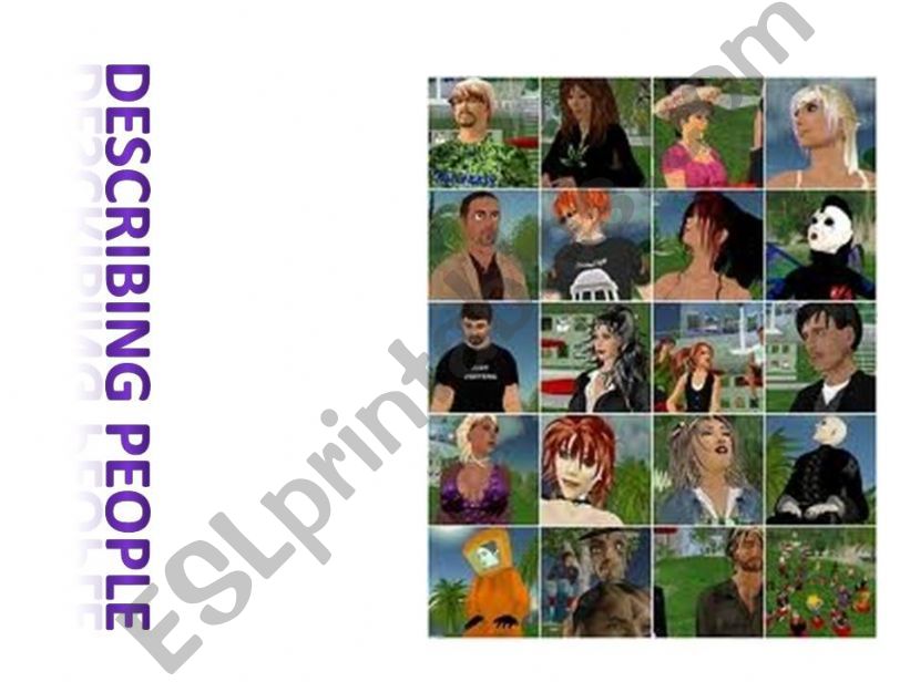 Describing Appearances powerpoint