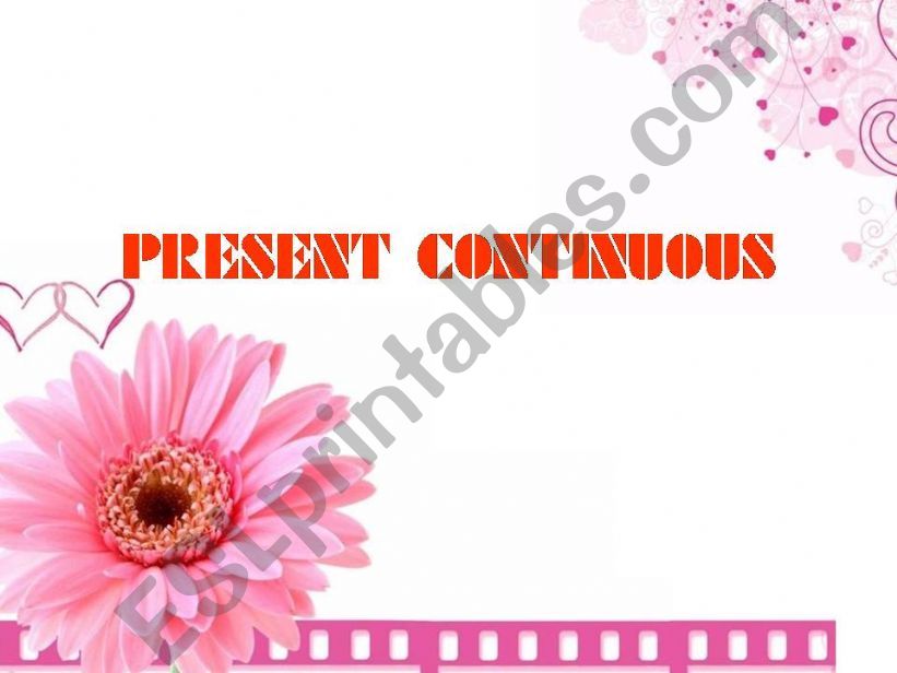 present continuous powerpoint