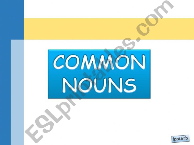 Common Nouns powerpoint
