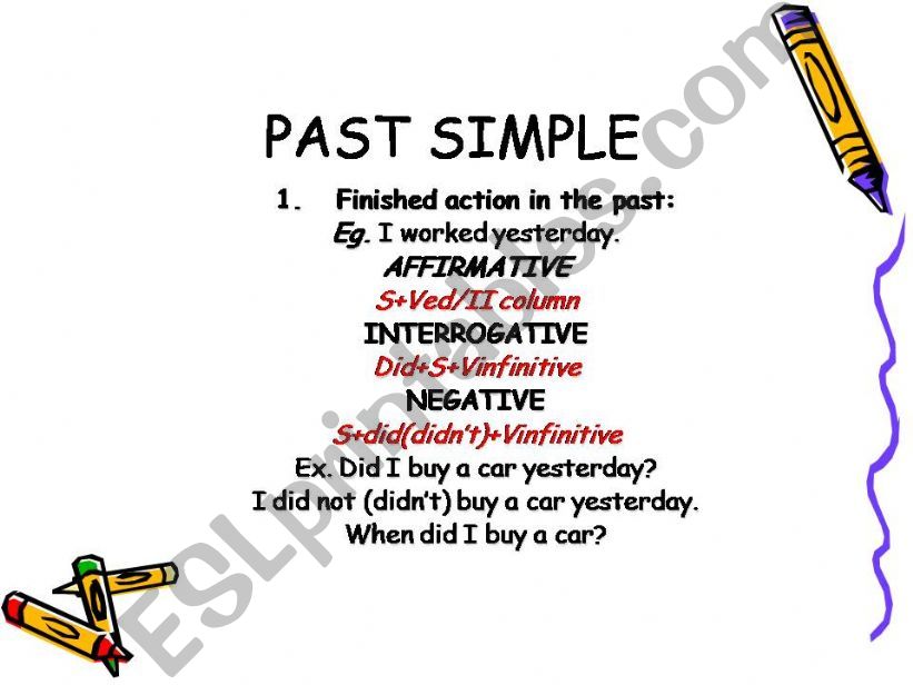 Tenses review powerpoint