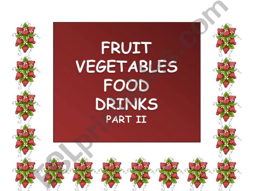 Fruit Vegetables Food & Drinks