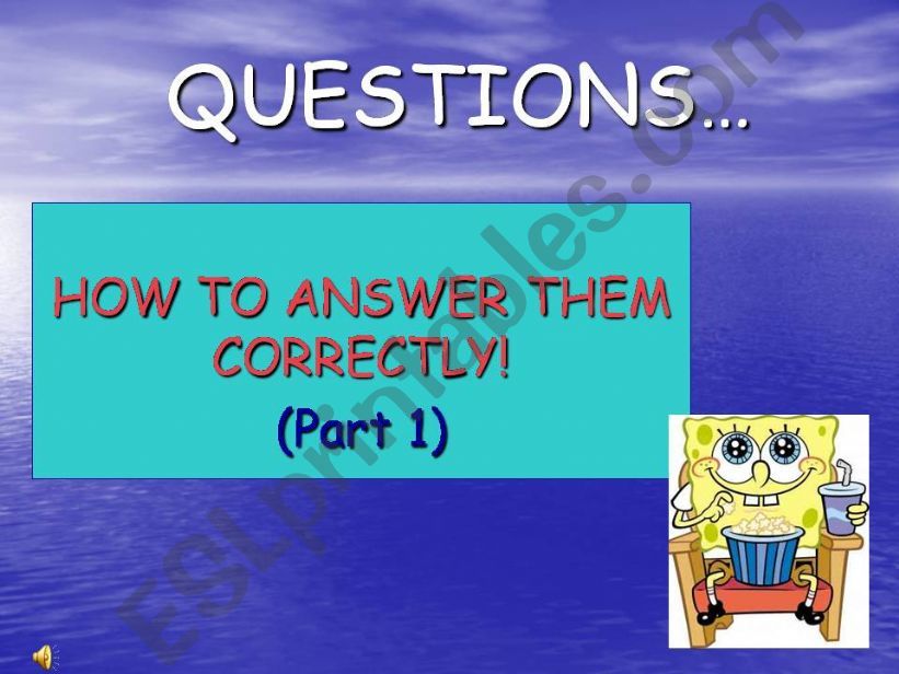 Questions powerpoint