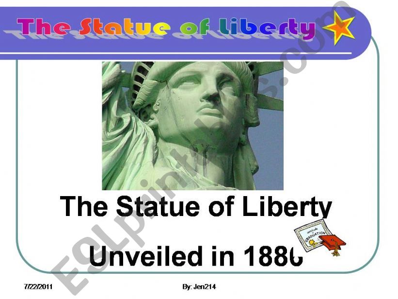 The Statue of Liberty_USA powerpoint
