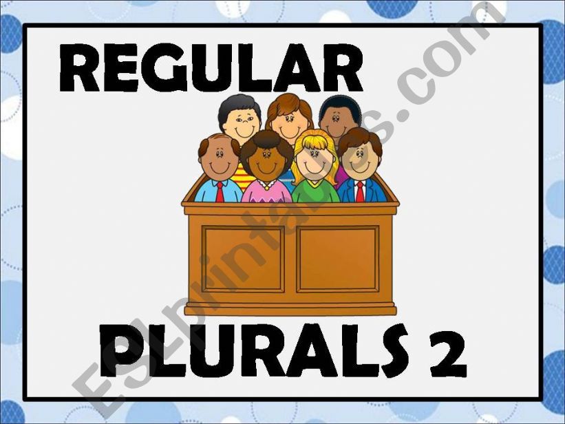 REGULAR PLURALS 2 powerpoint