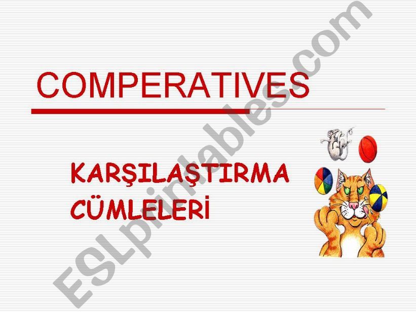 Comperatives powerpoint