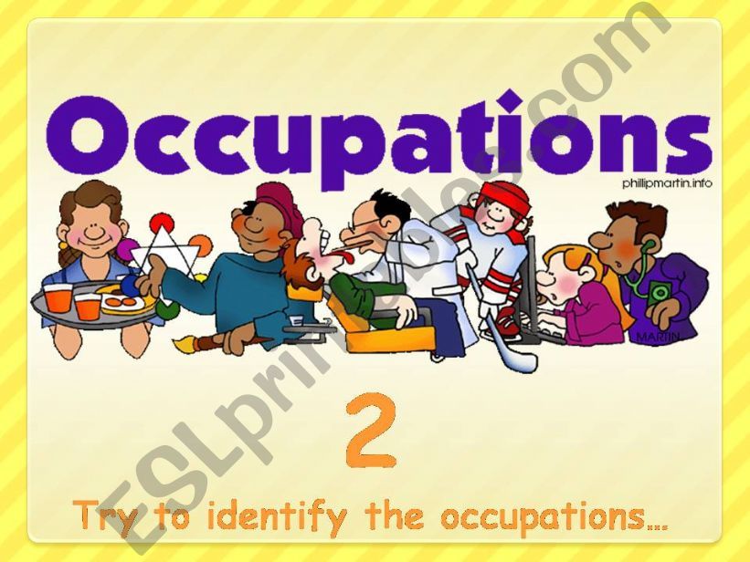 Occupations Game II powerpoint