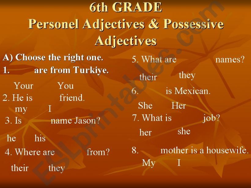 Pronouns powerpoint