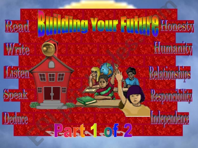 Building your future 1 of  2 ( ANIMATED )