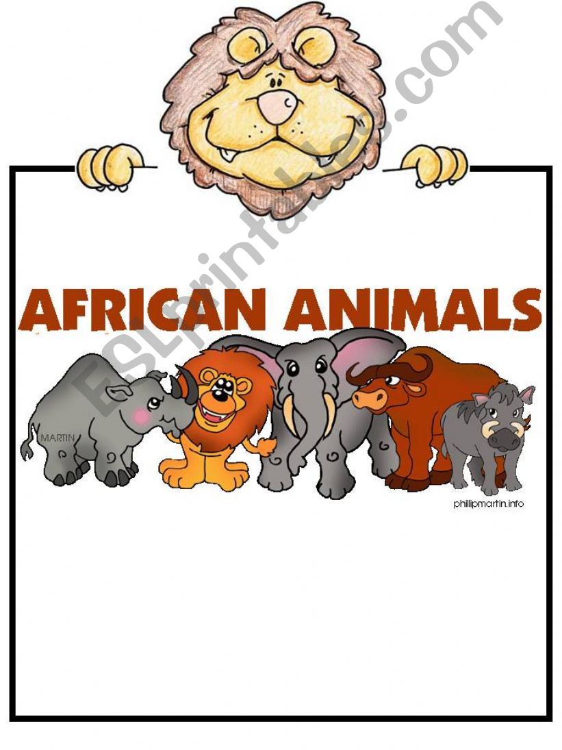 African Animals powerpoint