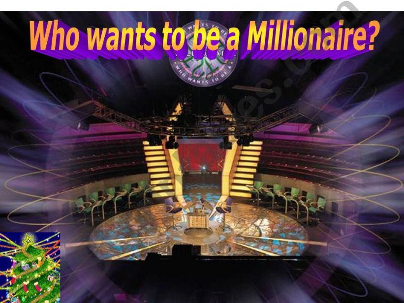 WHO WANTS TO BE A MILLIONAIRE! GAME
